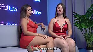 Curvy Latinas Roxie Gates8 and Vega Lu Masturbate With Huge Toys