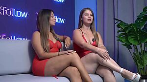 Curvy Latinas Roxie Gates8 and Vega Lu Masturbate With Huge Toys