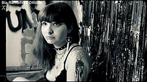 A petite feet tickling scene with a submissive Latina goddess