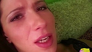 Sensual solo masturbation leads to passionate lesbian sex