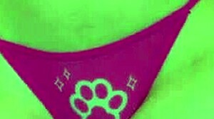 Ass shaking and assplay with a panty haul