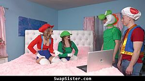 Stepbrothers get down and dirty with a taboo swap