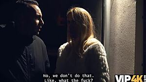 Narrative: Tricked her boyfriend and fucked the blondie on a sex timer.