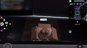 Gringa got her Latina ass fucked hard in Roblox