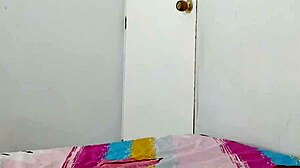 A young cute girl learns from her stepdad