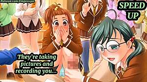 Hentai JOI Explores Public Humiliation in Wild Fantasy Scene.