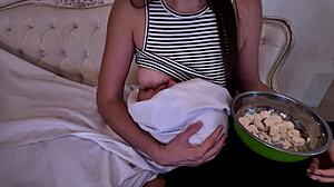 Hey, stepmother, why are you breastfeeding your adult stepson like this?