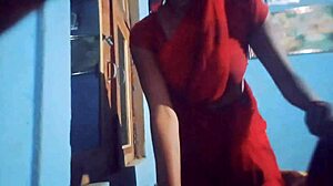 Tonight's Homemade Fun with Wife in Russian-Indian Style Bedroom Action