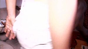 in the forest, under pouring rain, this farmer and i pound hard in pov