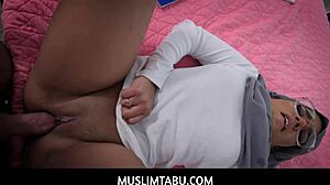 Horny Stud Bangs Middle-Eastern Pussy with Big Dick Load