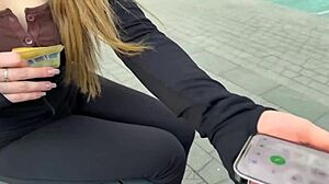 Poor student girl tricked into rough fucking for a supposed gift