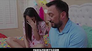 tiny 18+ brunette teen stepdaughter liz jordan fantasizes about stepdad bobby beefcakes