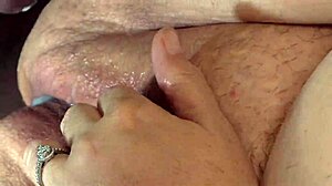 she swallows huge cumshot after taking black cock in wet pussy