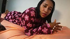 Leyne Rodriguez asks, 'Want to share the bed with me while my husband is working, step son?'